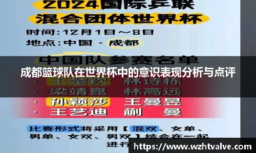 成都篮球队在世界杯中的意识表现分析与点评