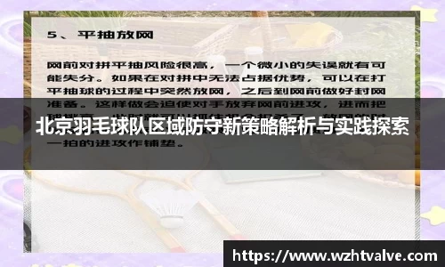 北京羽毛球队区域防守新策略解析与实践探索