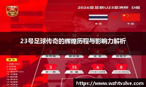 23号足球传奇的辉煌历程与影响力解析